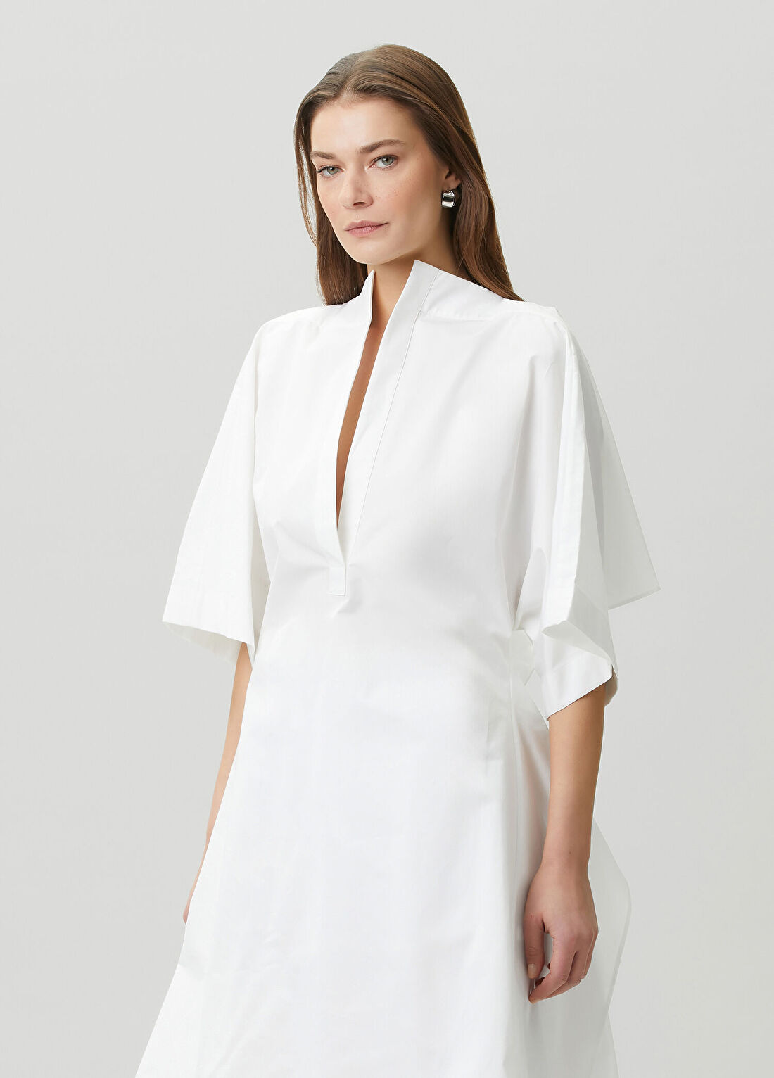 Jacquemus Beyaz Tunik Elbise görsel 3