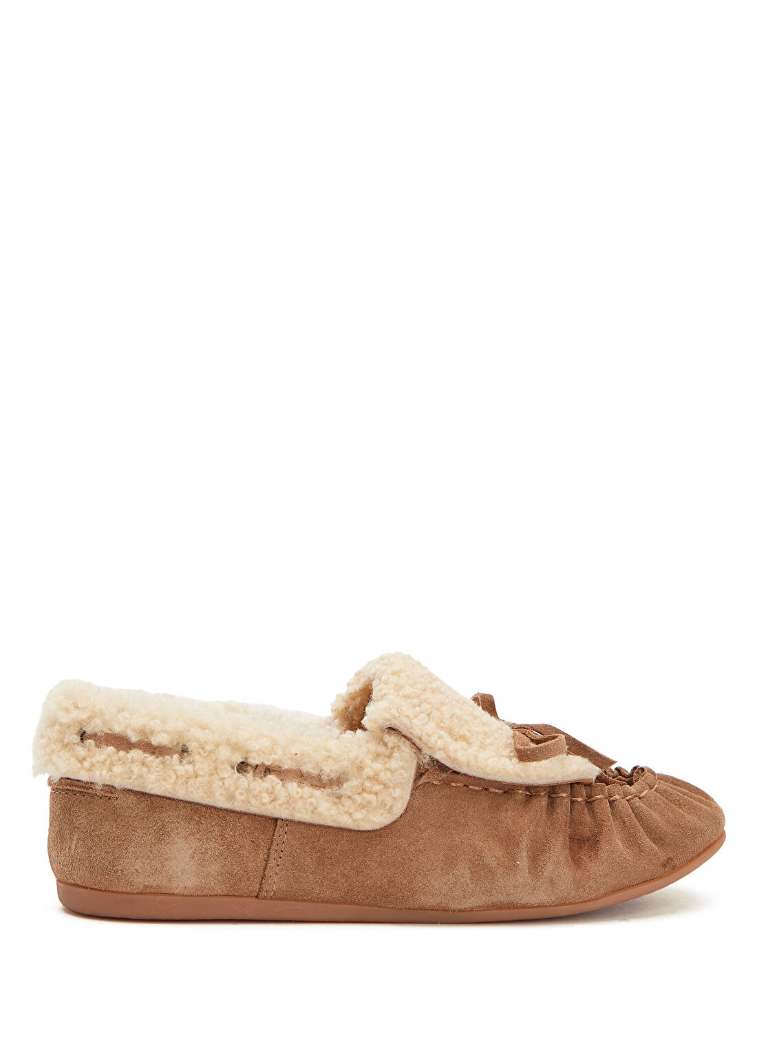 Beymen Collection Camel Kadın Süet Loafer