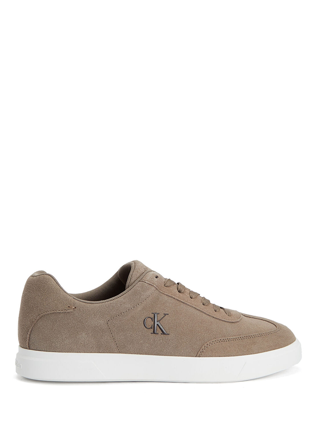 Calvin Klein Gri Erkek Süet Sneaker