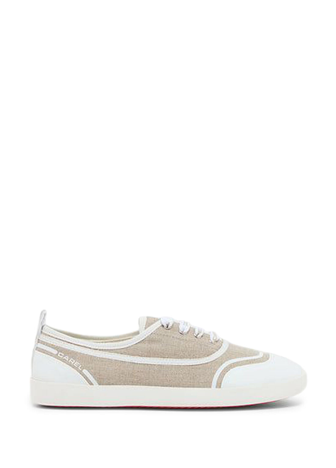 Carel Bej Beyaz Kadın Sneaker