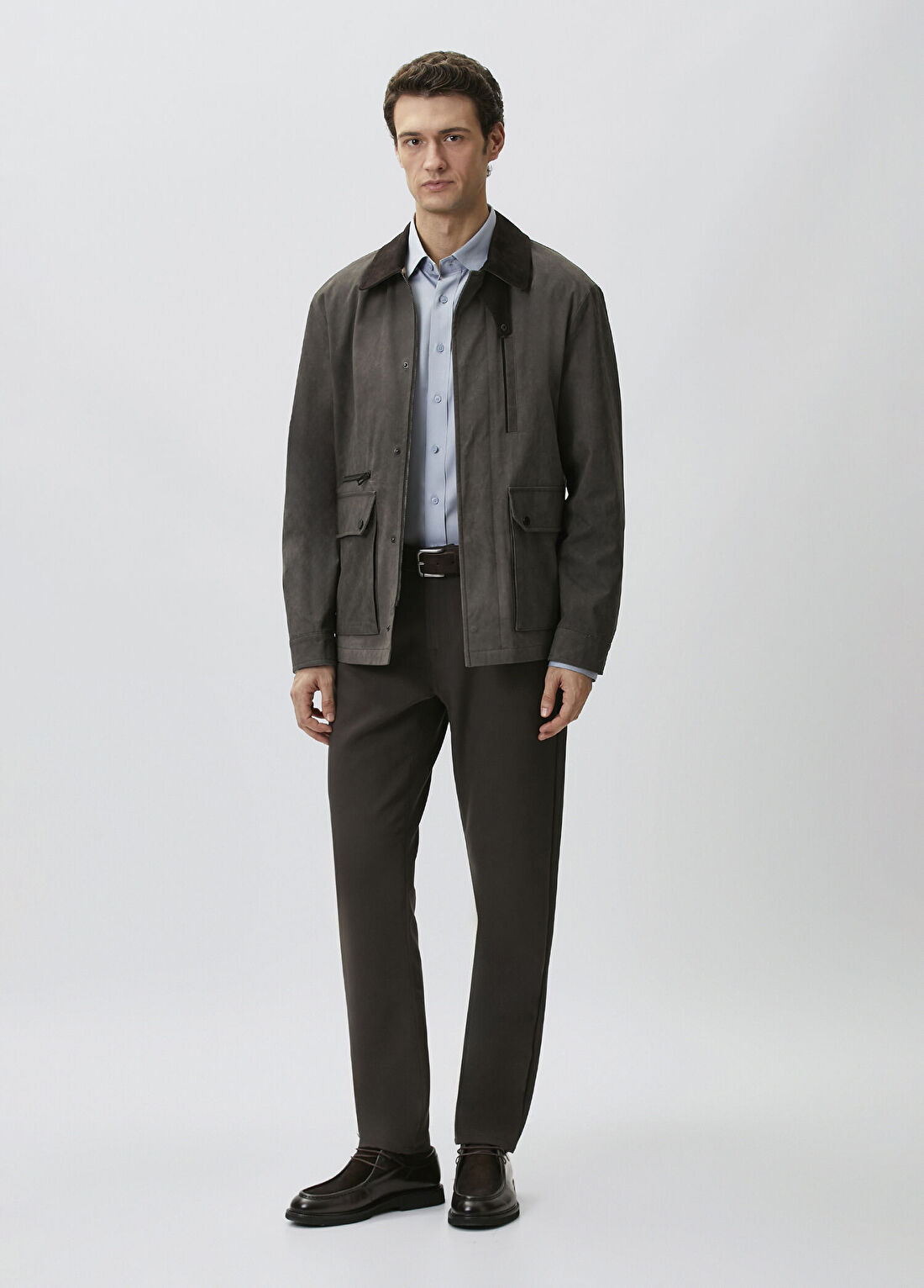 Network Lacivert Casual Pantolon
