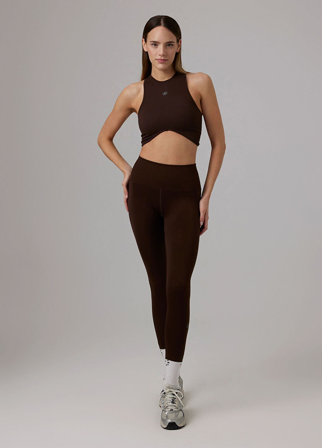 Glo Studio Iris Seamless Bra Mocha Kadın Spor Sütyeni