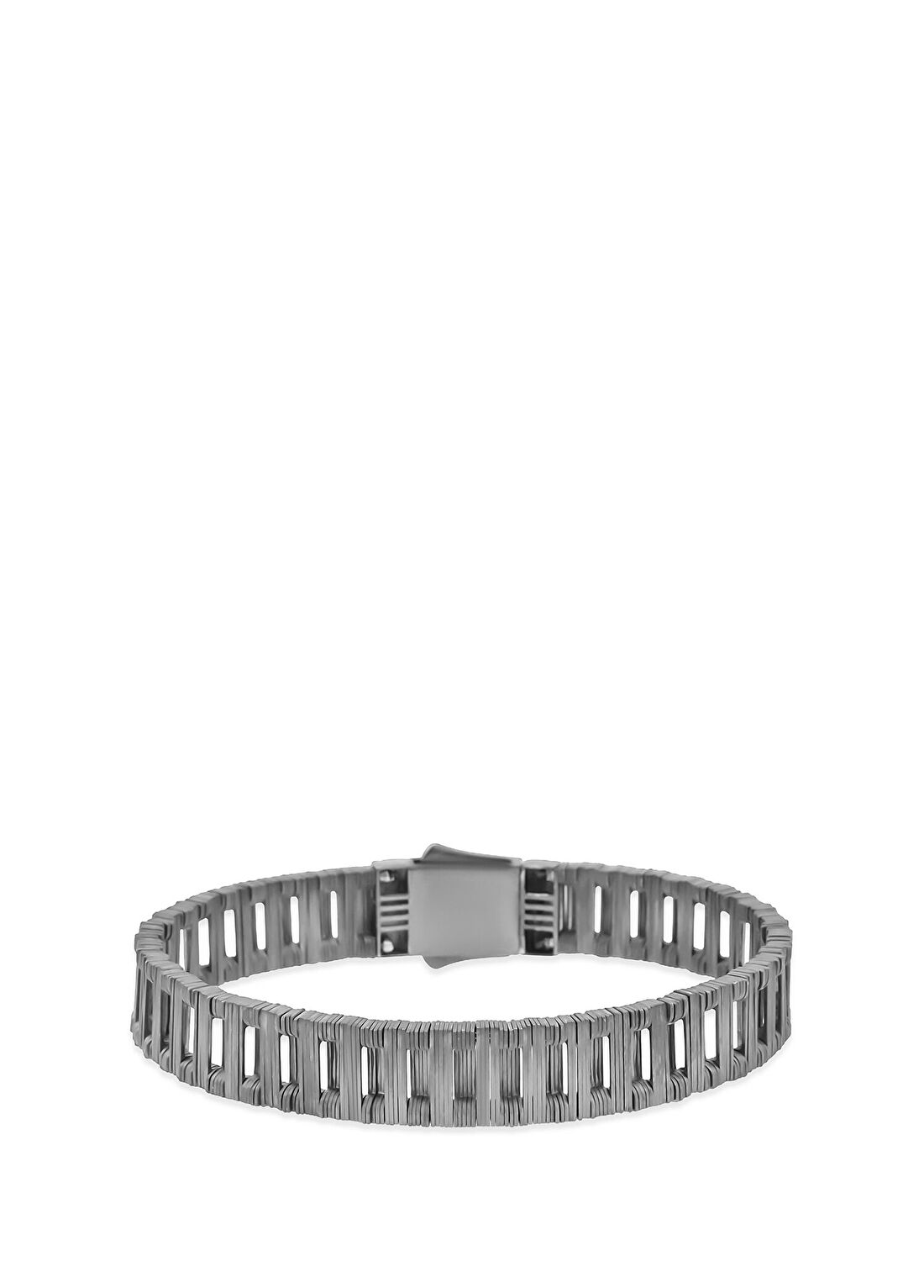 Orena Jewelry Orvex Siyah Rodaj Kaplama 925 Ayar Gümüş Erkek Bileklik