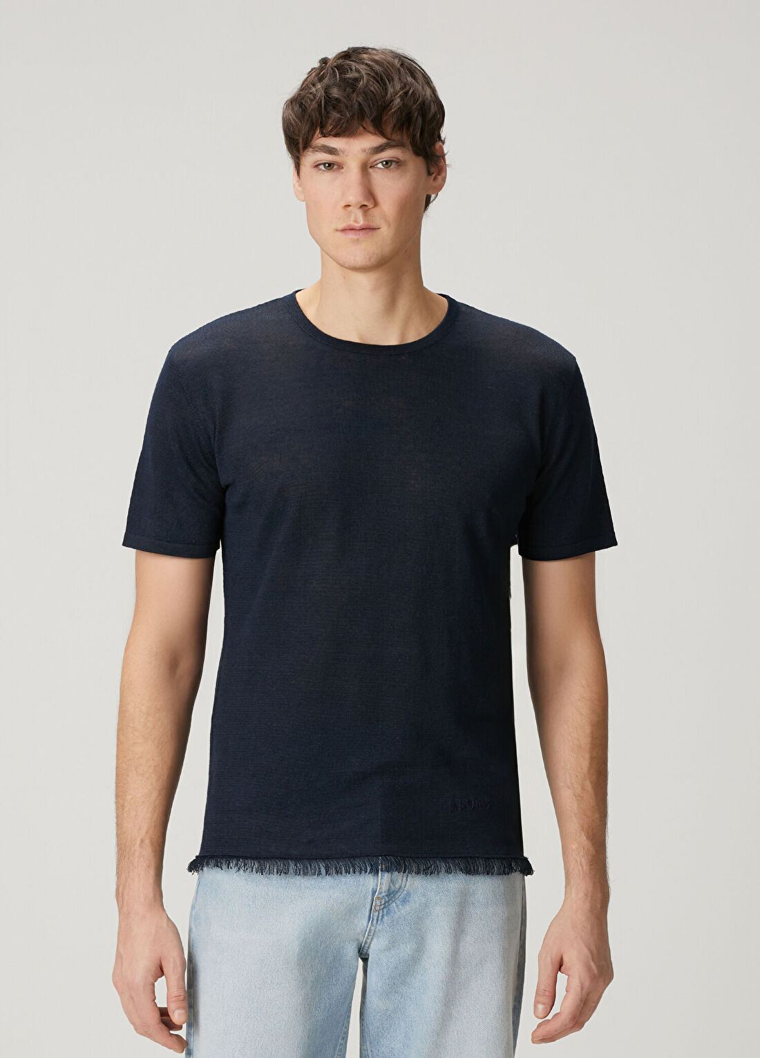 Alanui Lacivert Keten T-shirt