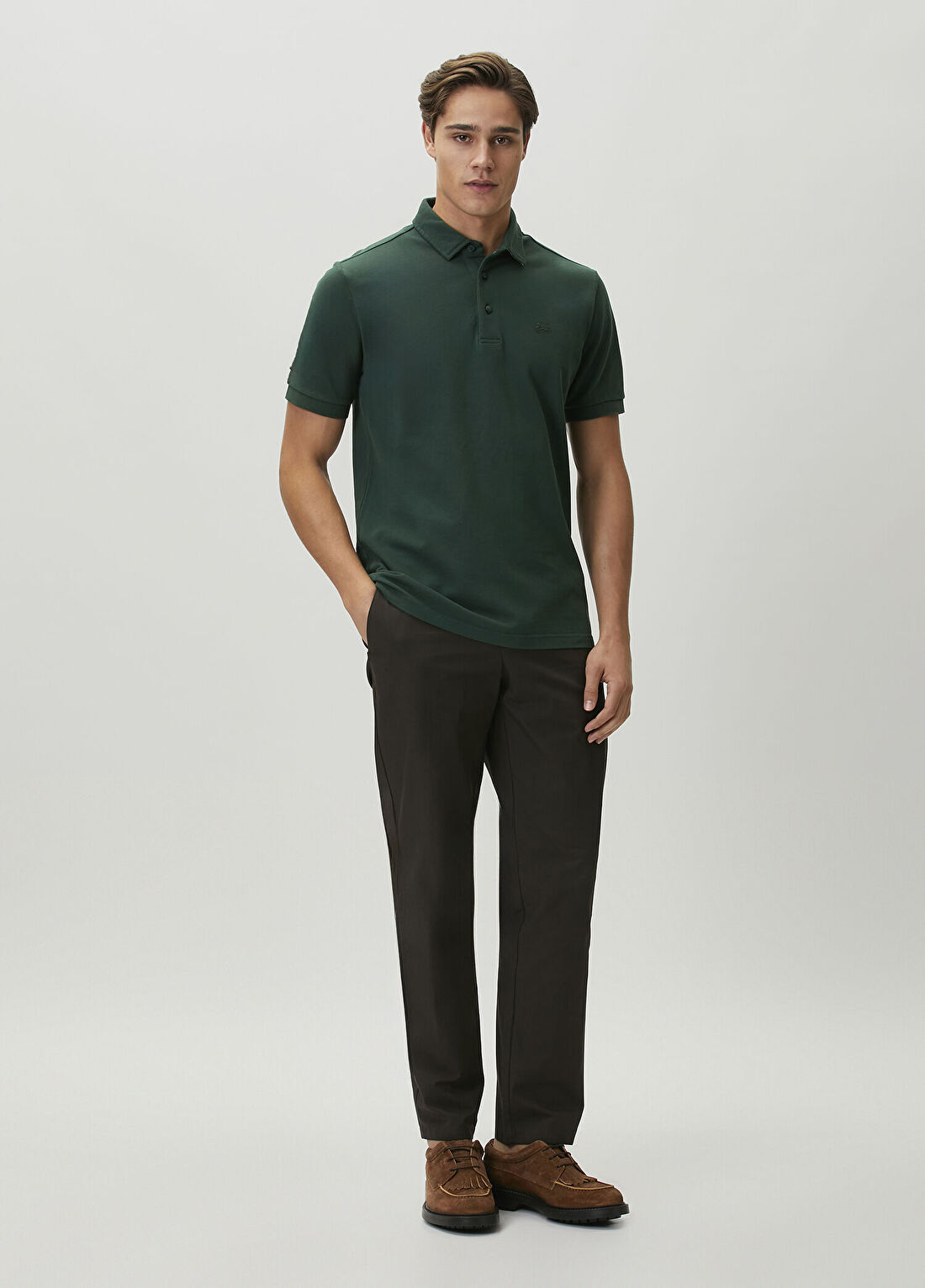 Etro Yeşil Polo T-shirt görsel 2