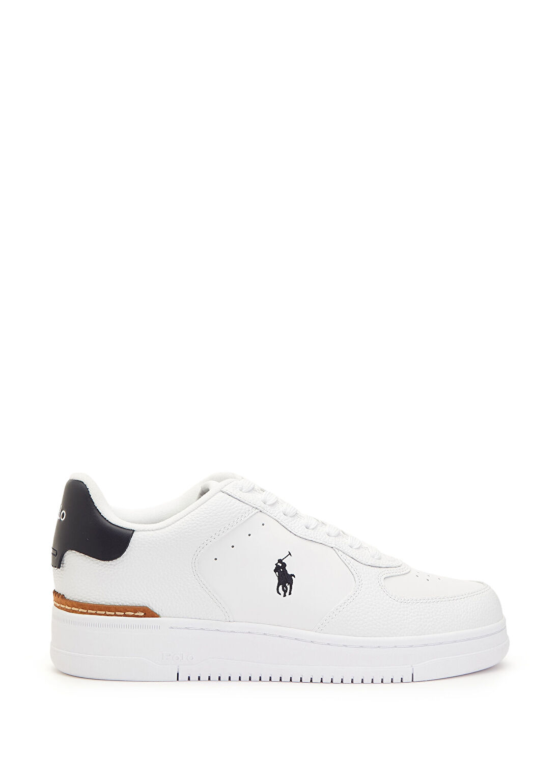 Polo Ralph Lauren Lacivert Beyaz Erkek Deri Sneaker
