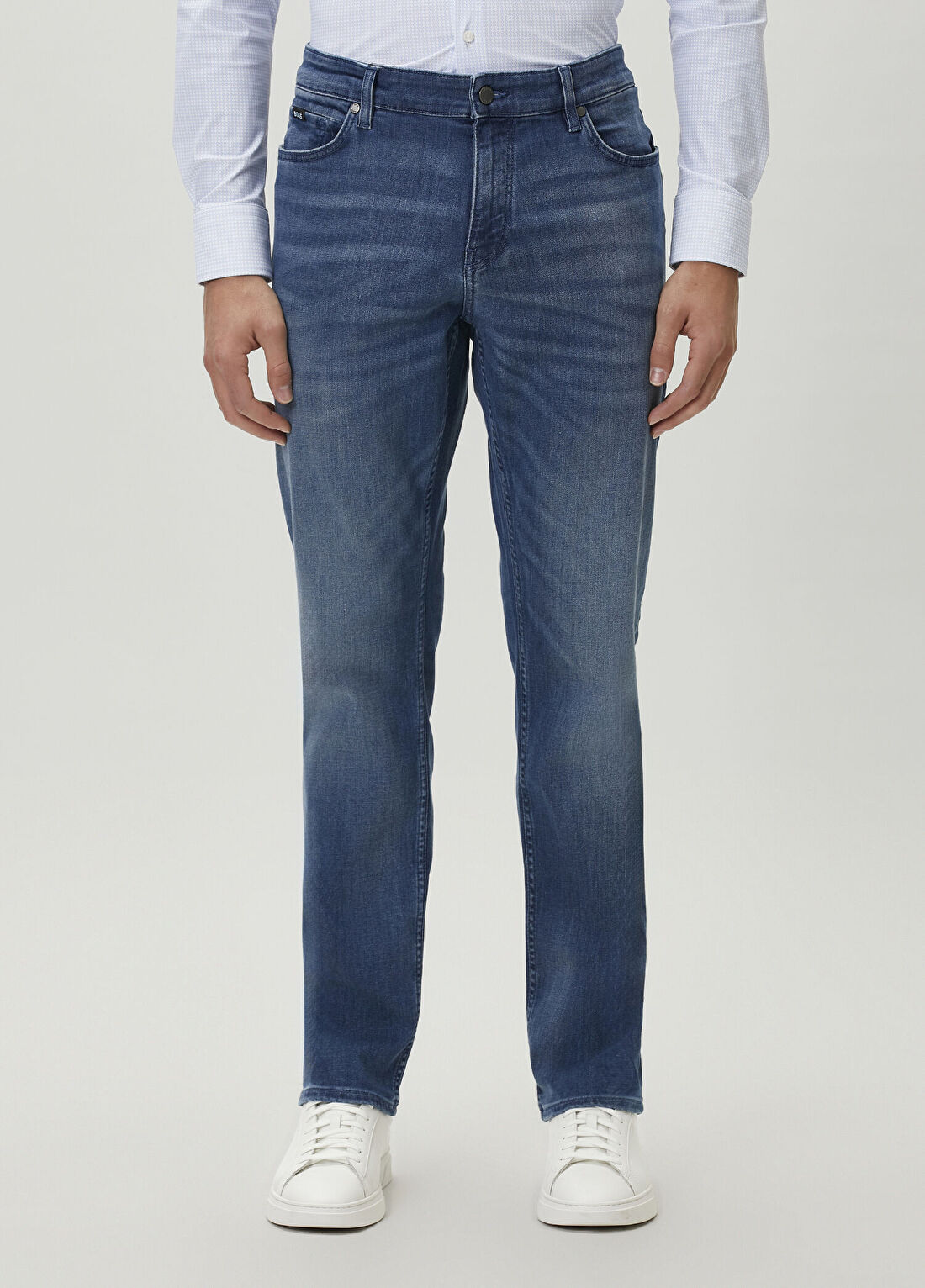 Boss Açık Mavi Jean Pantolon görsel 2