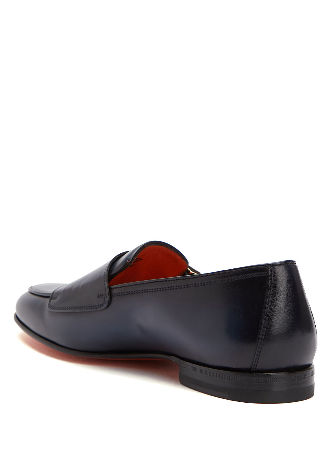 Santoni Carlos Lacivert Erkek Deri Loafer görsel 3