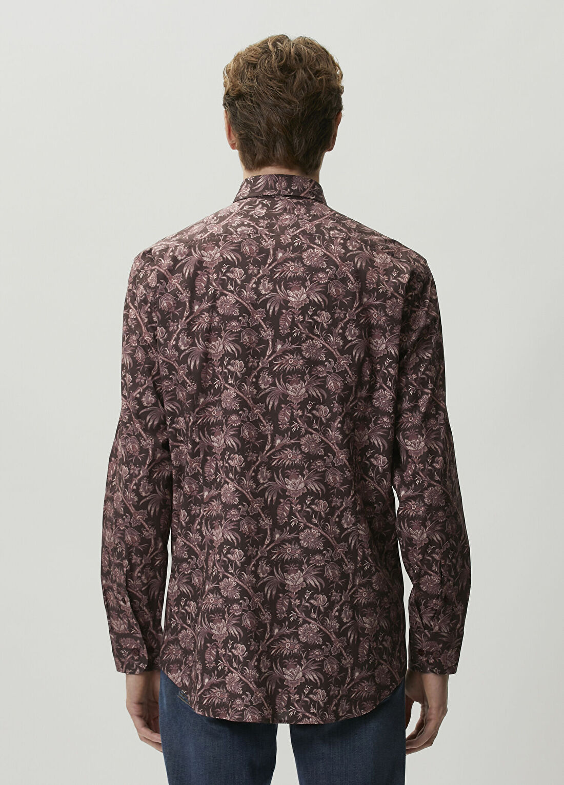 Etro Bordo Gömlek görsel 4