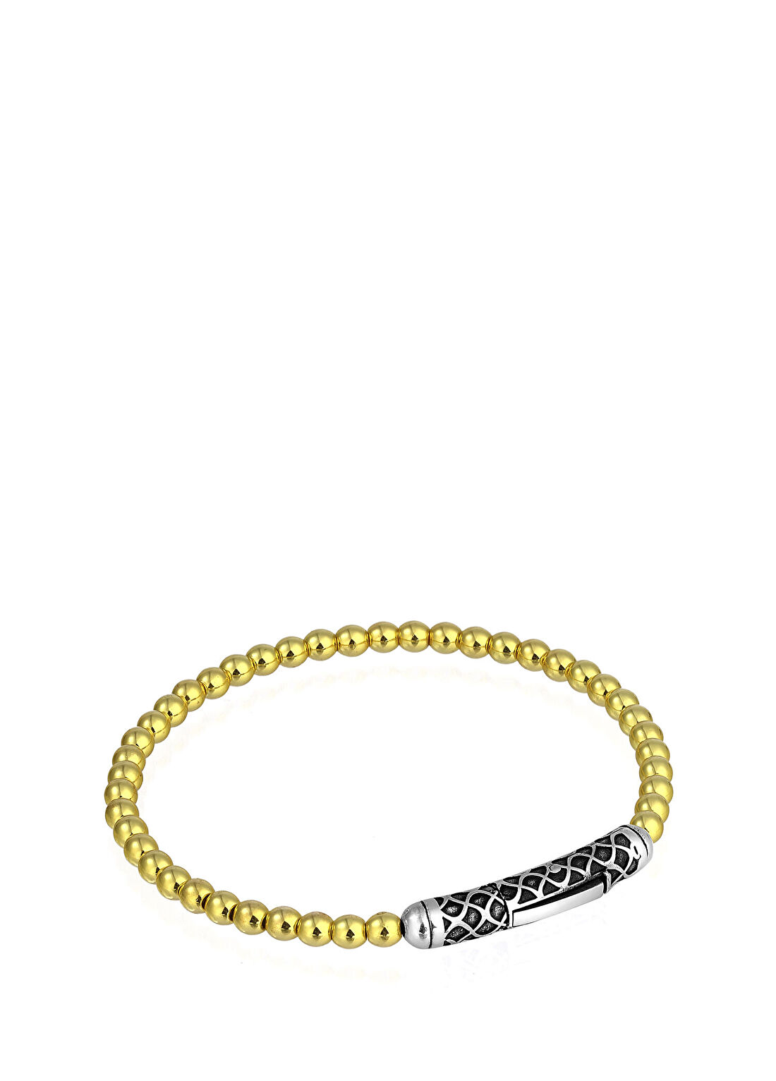 Kayra Khan Gold Erkek Gümüş Bileklik