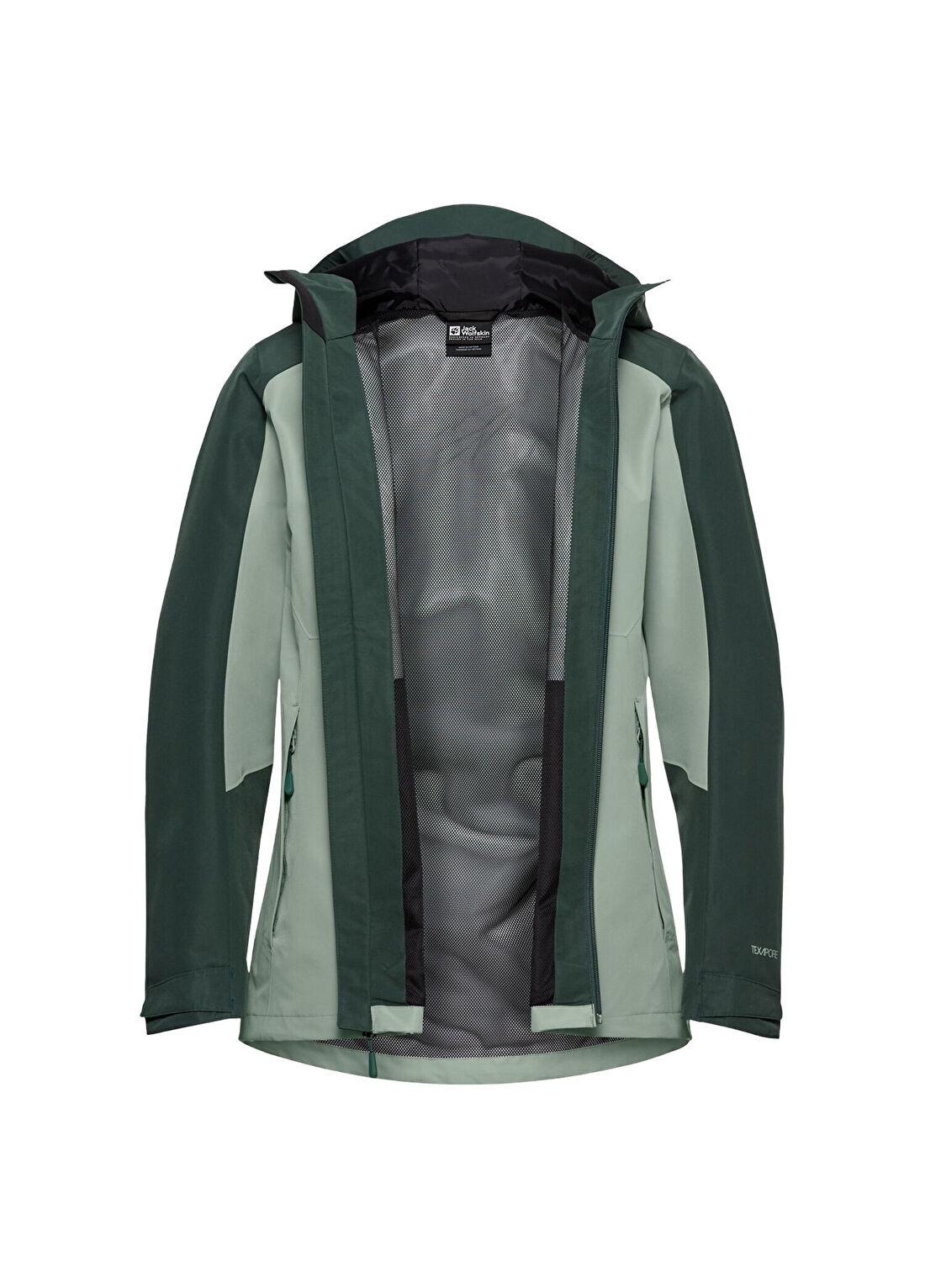 Jack Wolfskin Wilbound 2L Yeşil Kapüşonlu Kadın Ceket görsel 3