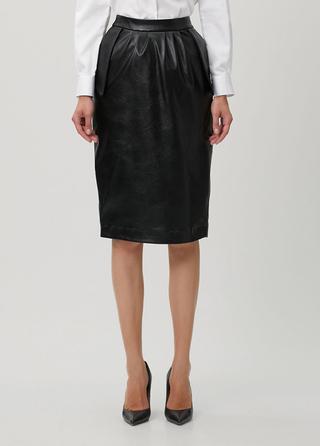 Stella McCartney Siyah Midi Kalem Etek görsel 2