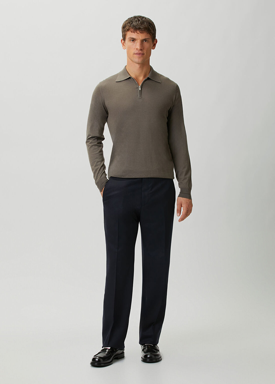 Lardini Lacivert Yün Pantolon