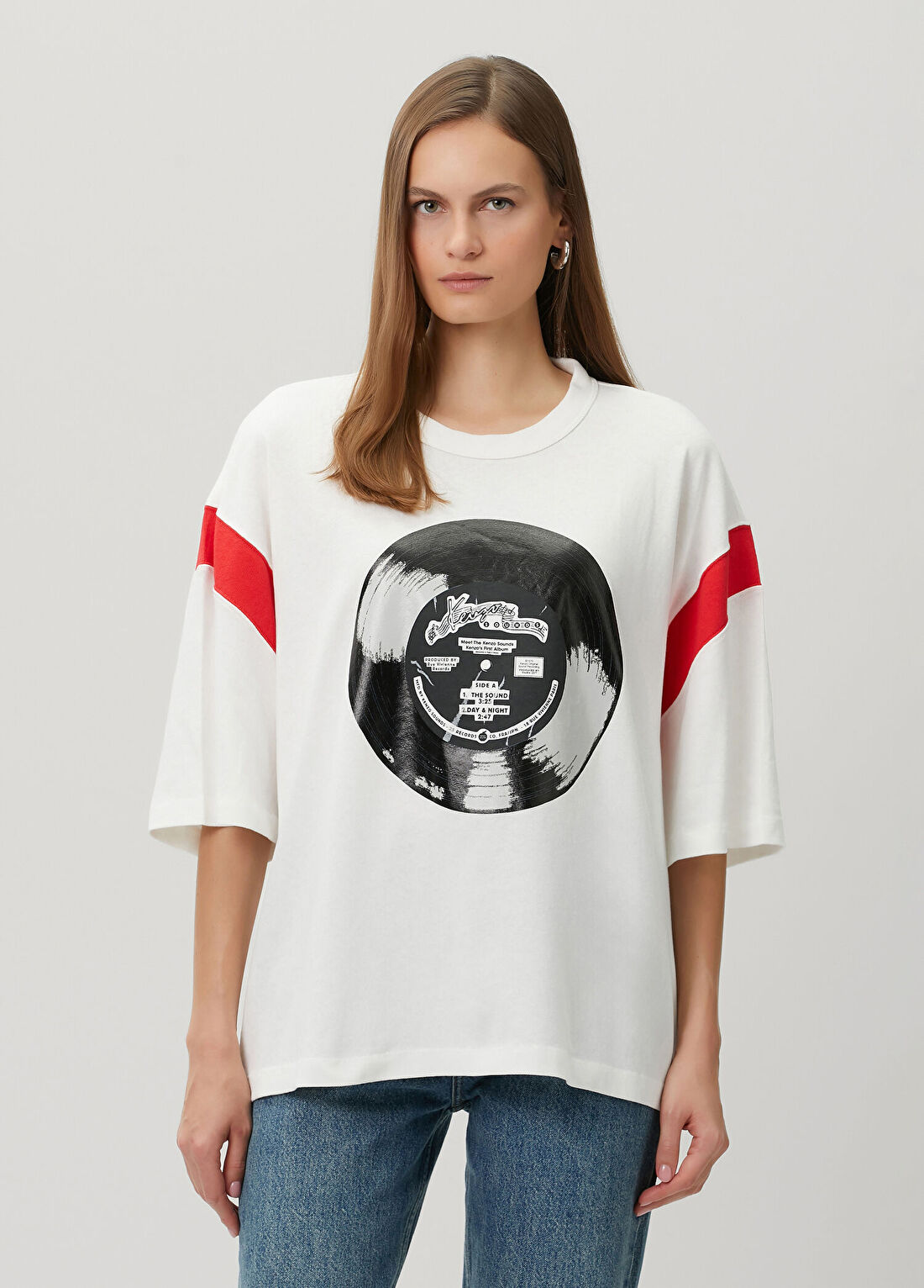 Kenzo Sounds Kırık Beyaz T-shirt