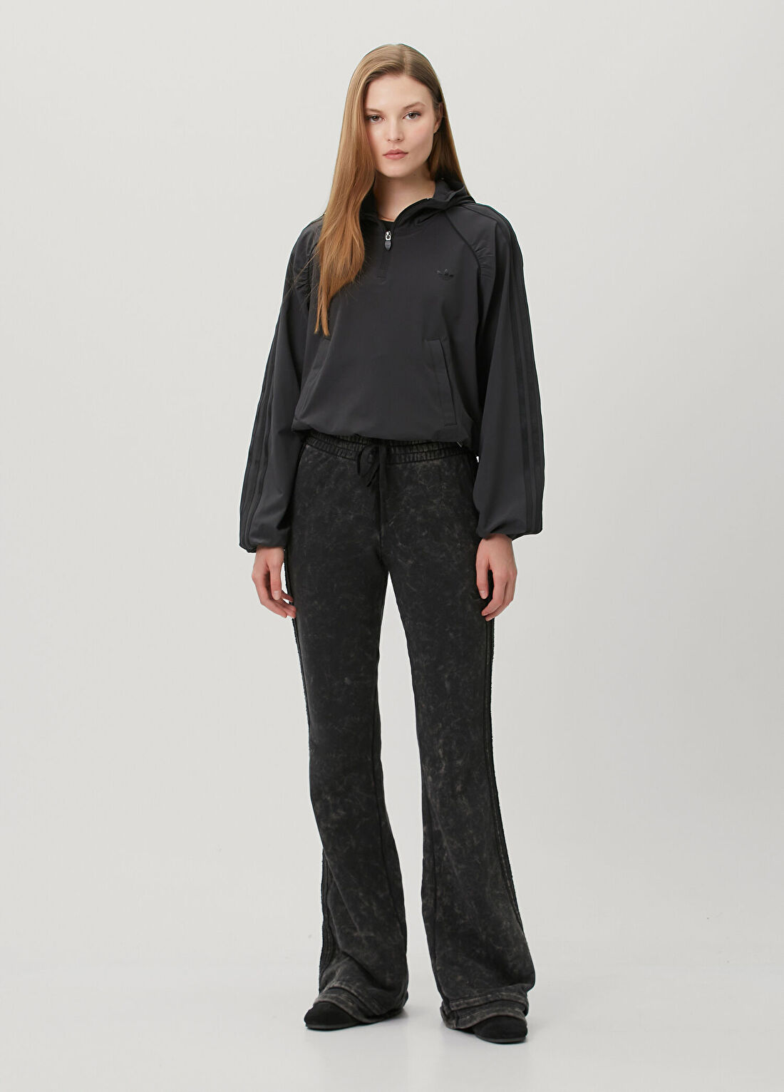 Adidas Originals Sport Siyah Coverup Ceket görsel 2