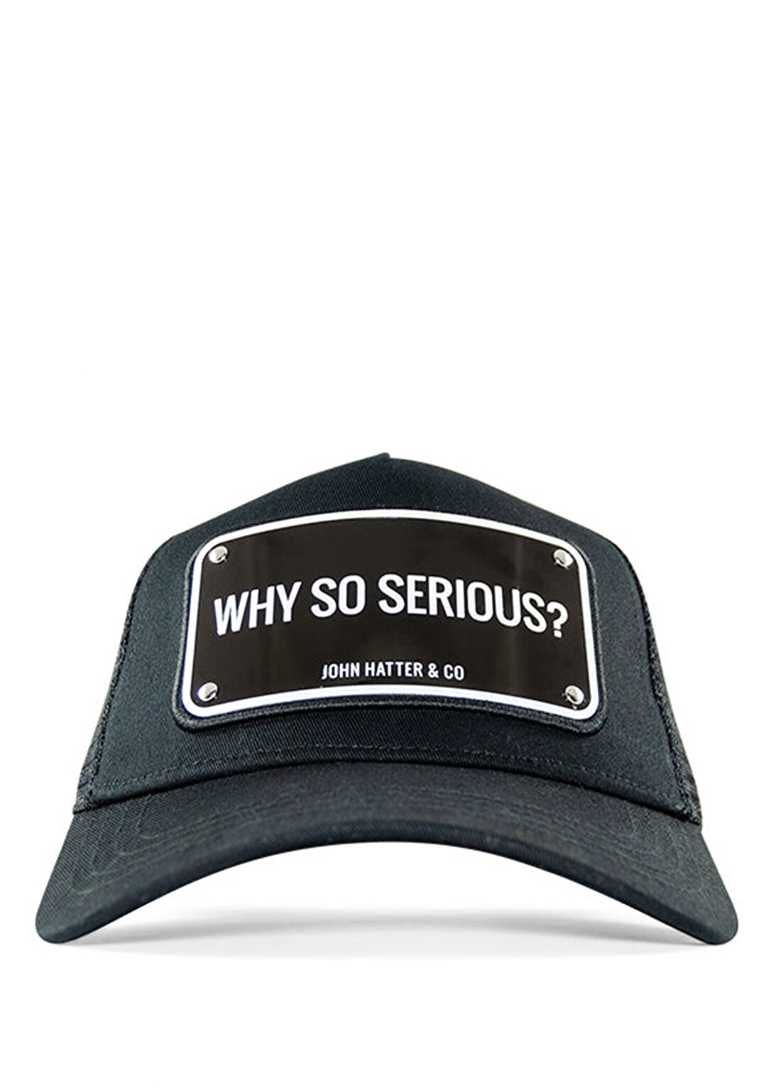 John Hatter Why So Serious ? Black On Black Erkek Şapka