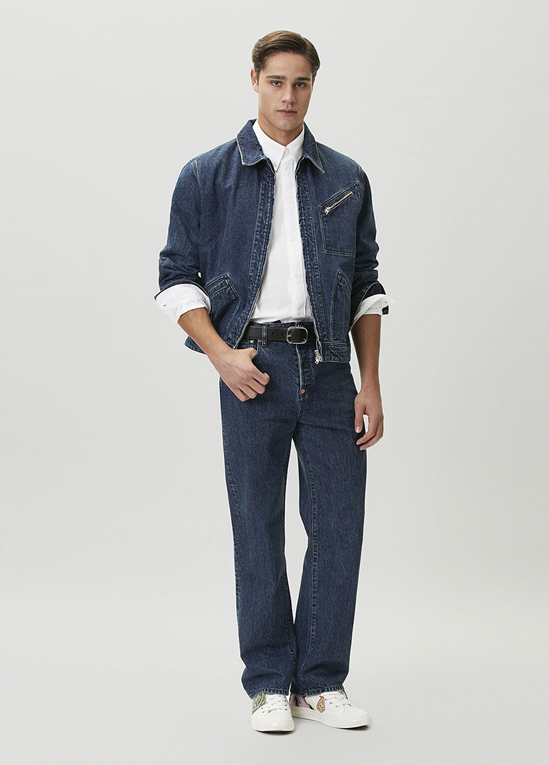 Kenzo Straight Fit İndigo Jean Pantolon