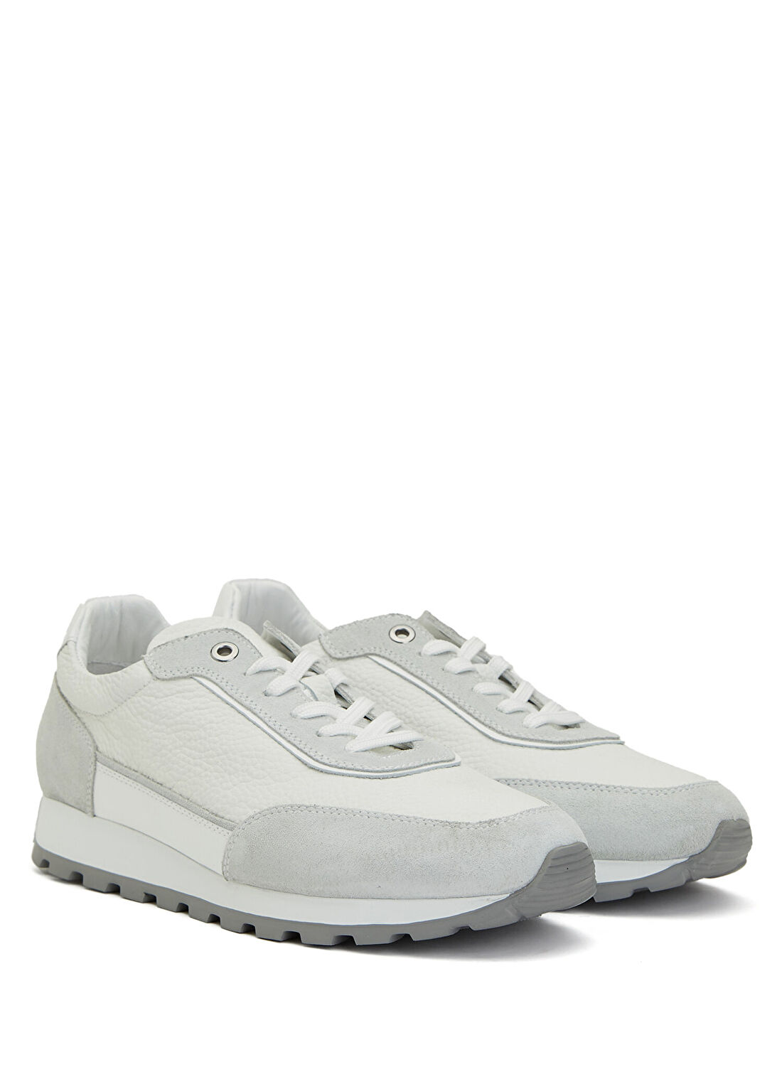 Divarese Beyaz Erkek Deri Sneaker görsel 2
