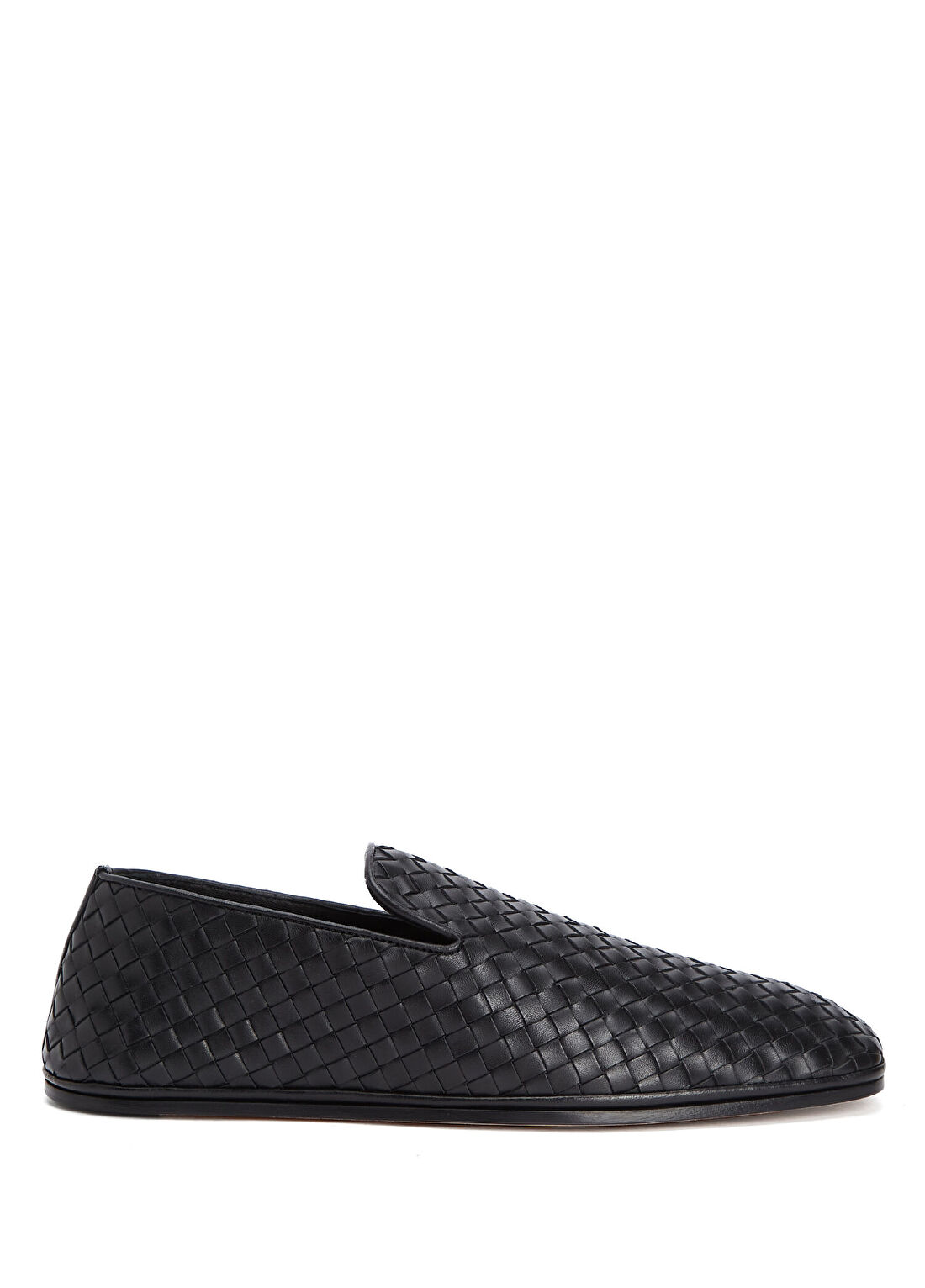 Bottega Veneta Palazzo Siyah Erkek Deri Loafer