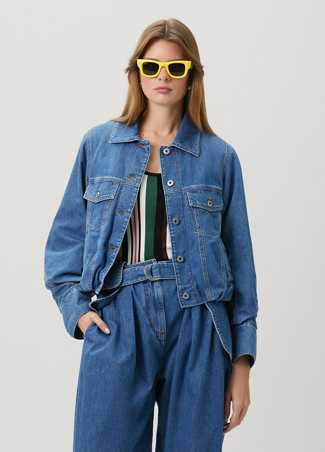 Loewe Mavi Denim Ceket
