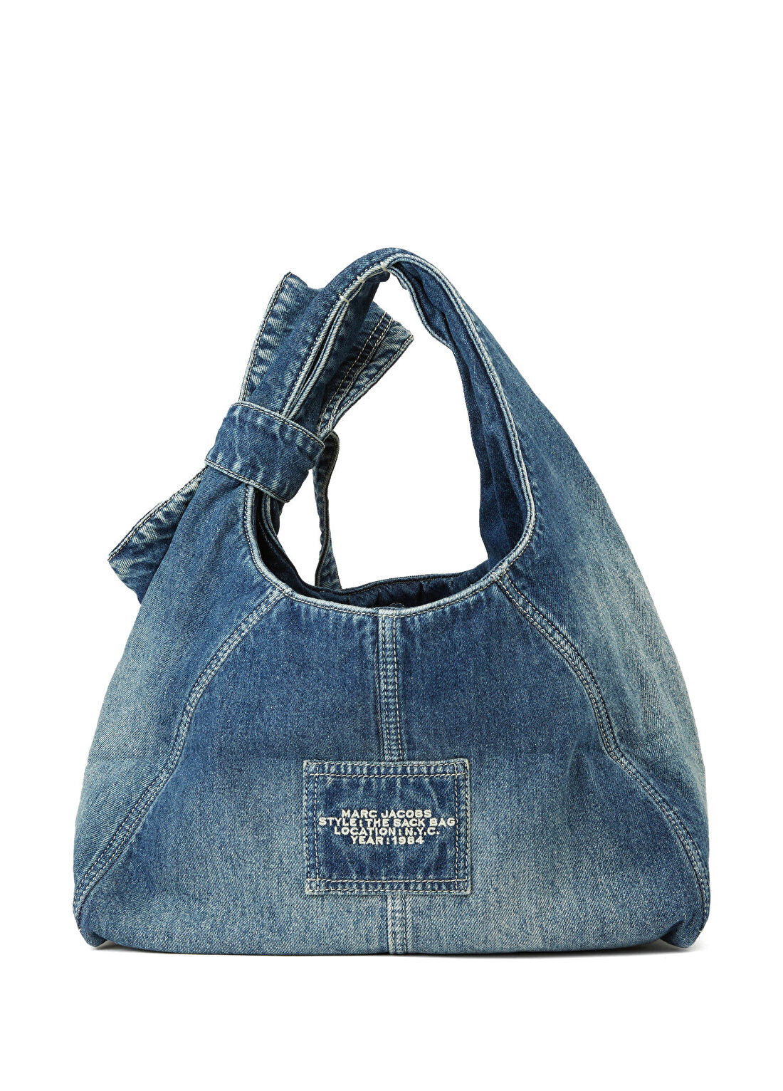 Marc Jacobs The Sack Mavi Kadın Deri Hobo görsel 4