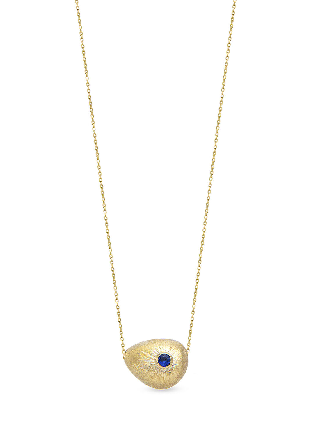 Orena Jewelry Vion Sapphire 14 Ayar Altın Kadın Kolye
