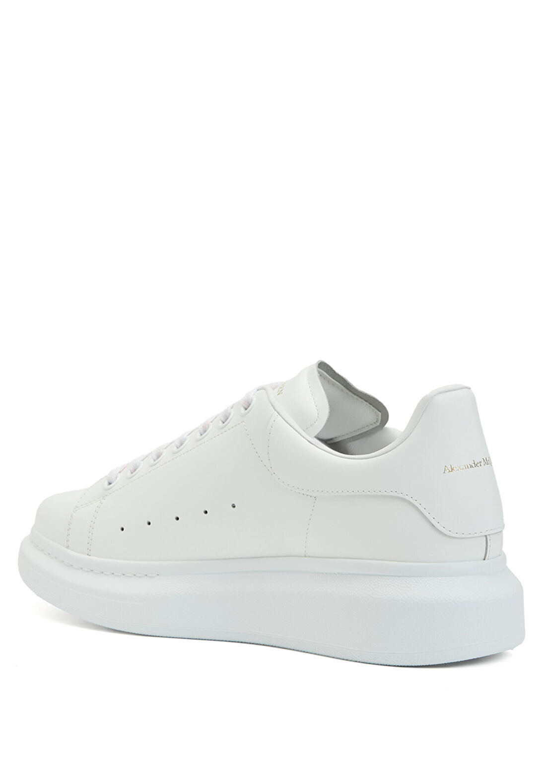 McQueen Oversized Beyaz Kadın Deri Sneaker görsel 3