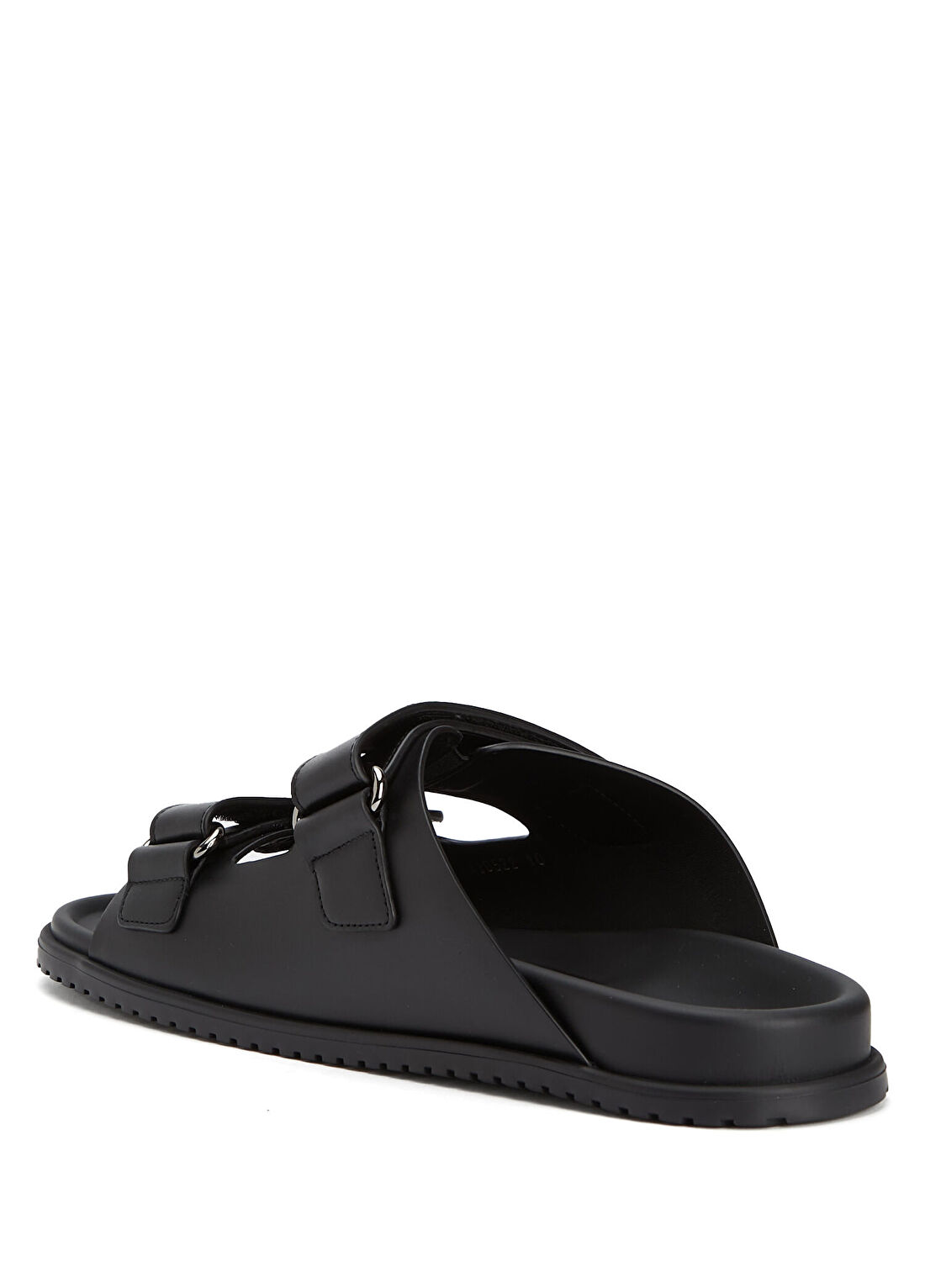Dolce&Gabbana Siyah Erkek Deri Sandalet görsel 3