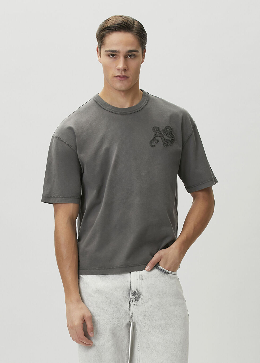 AllSaints Snarl Antrasit T-shirt
