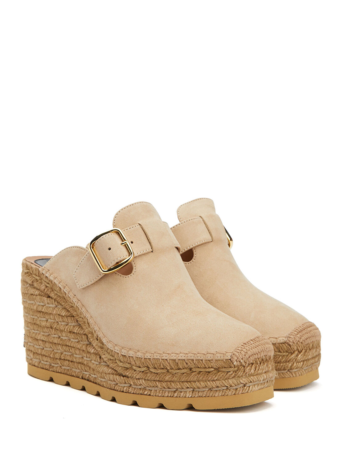 Stella McCartney Gaia Bej Kadın Terlik görsel 2