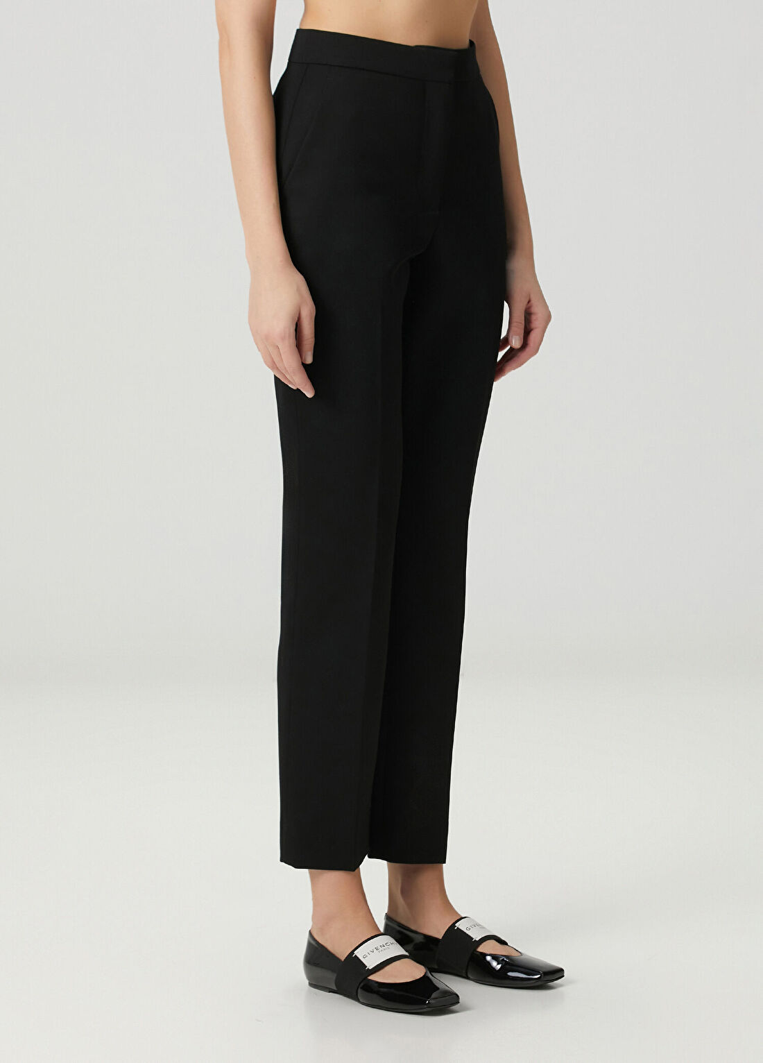 Givenchy Slim Fit Siyah Yün Pantolon görsel 3