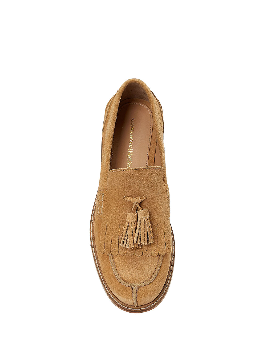 Network Camel Kadın Süet Loafer görsel 4
