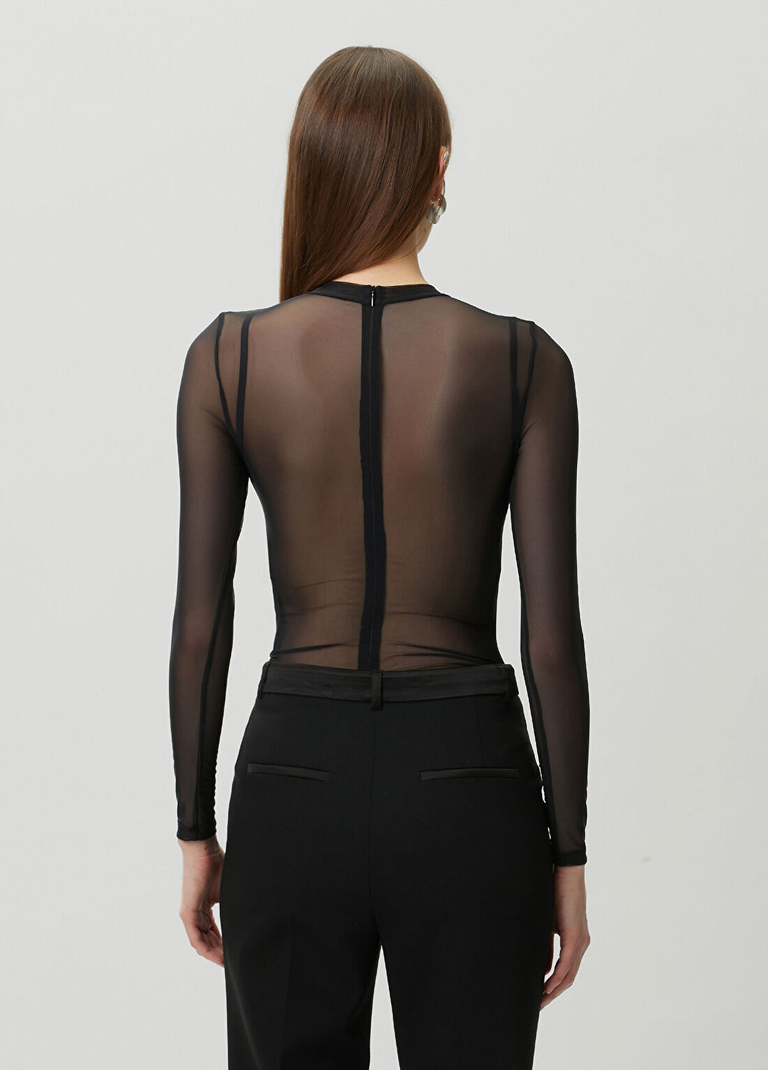 Undress Code Siyah Tül Body görsel 4