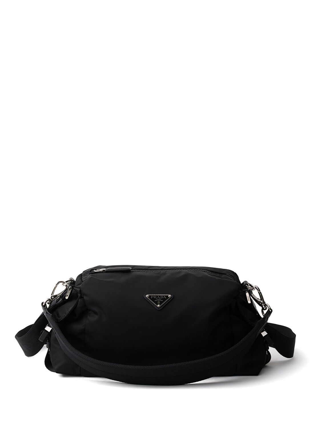 Prada Explore Siyah Re-Nylon ve Deri Erkek Postacı Çantası
