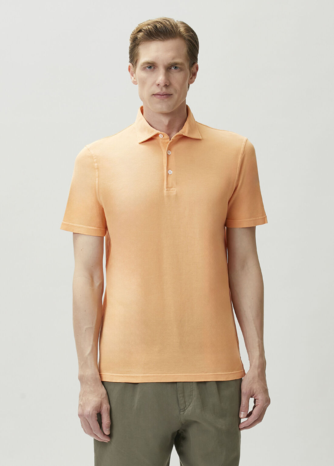 Fedeli Turuncu Polo T-shirt