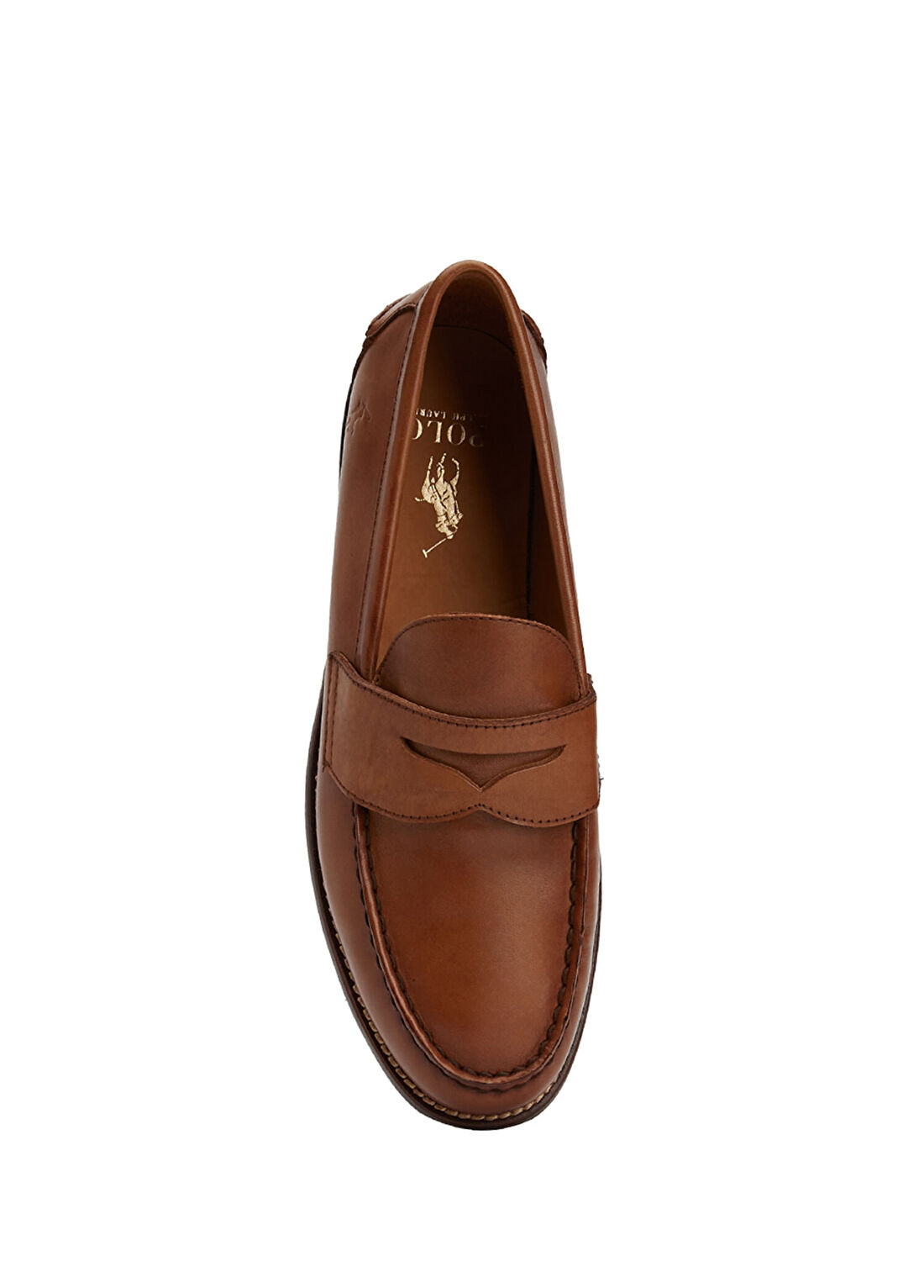Polo Ralph Lauren Taba Erkek Deri Loafer görsel 4
