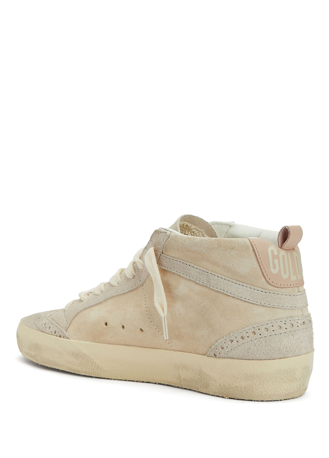 Golden Goose Mid Star Pudra Kadın Sneaker görsel 3