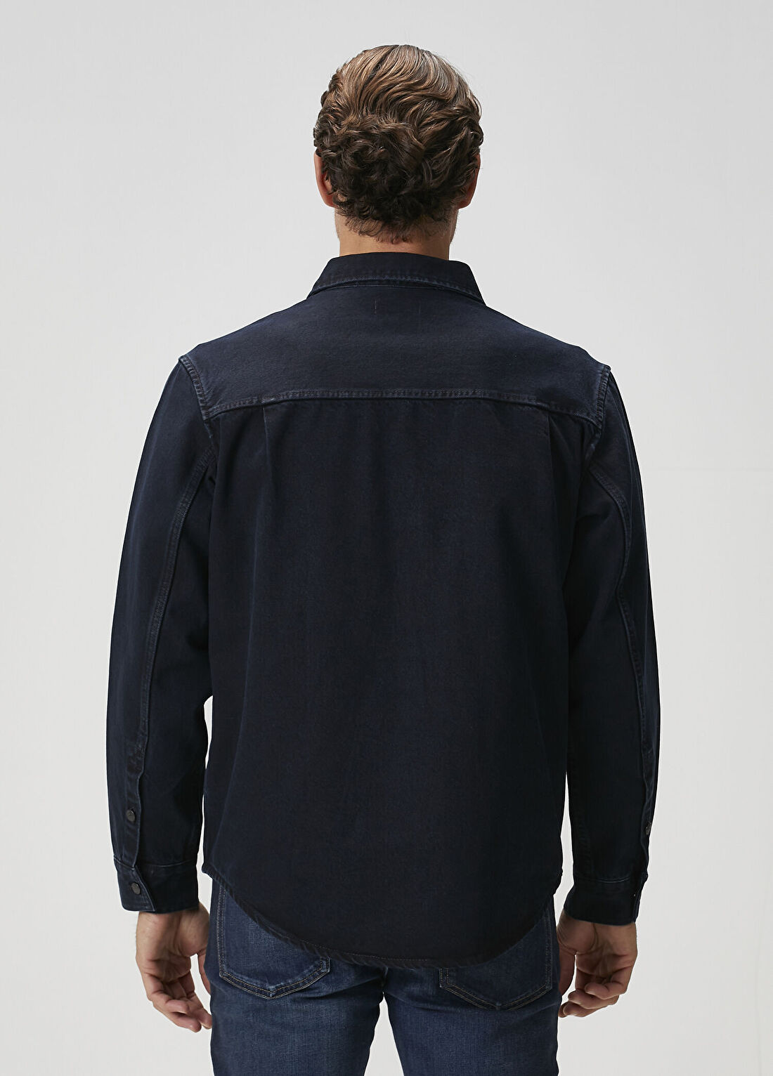CK Jeans 90S Mavi Gömlek görsel 4