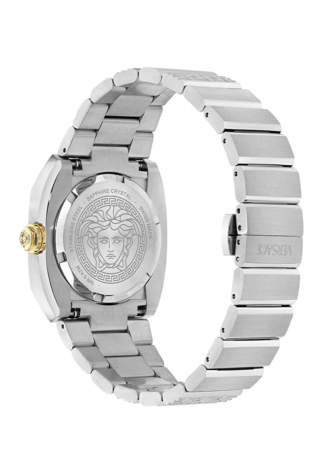 Versace VRSCVE0R00425 Metalik Gri Çelik Kadın Kol Saati görsel 3