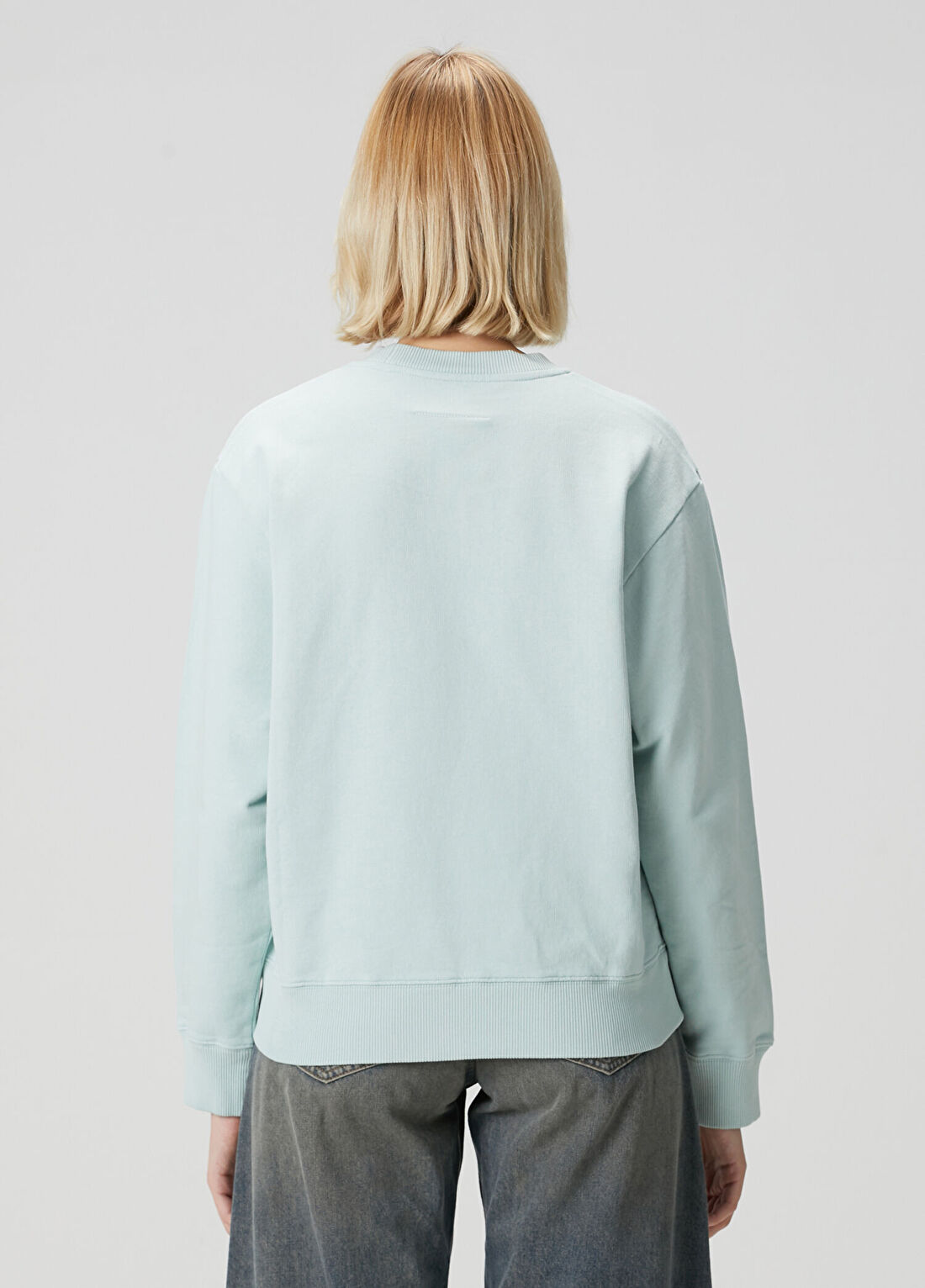 MM6 Maison Margiela Turkuaz Sweatshirt görsel 4