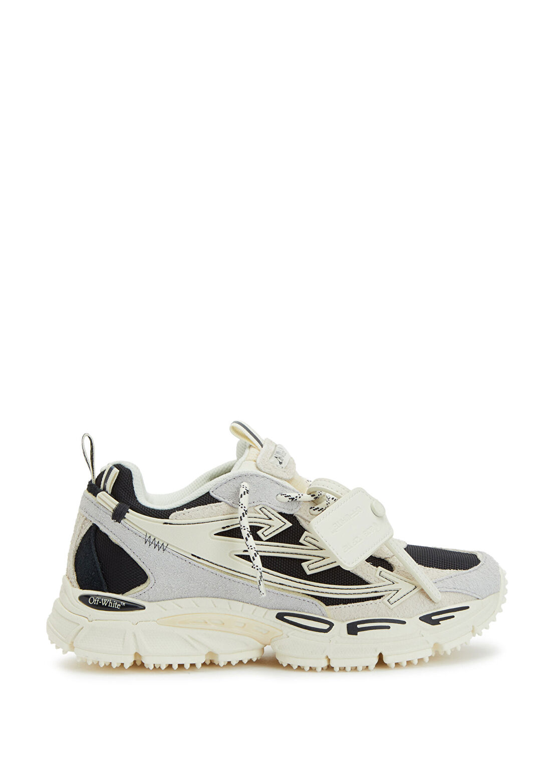 Off-White Be Right Back Siyah Beyaz Erkek Deri Sneaker