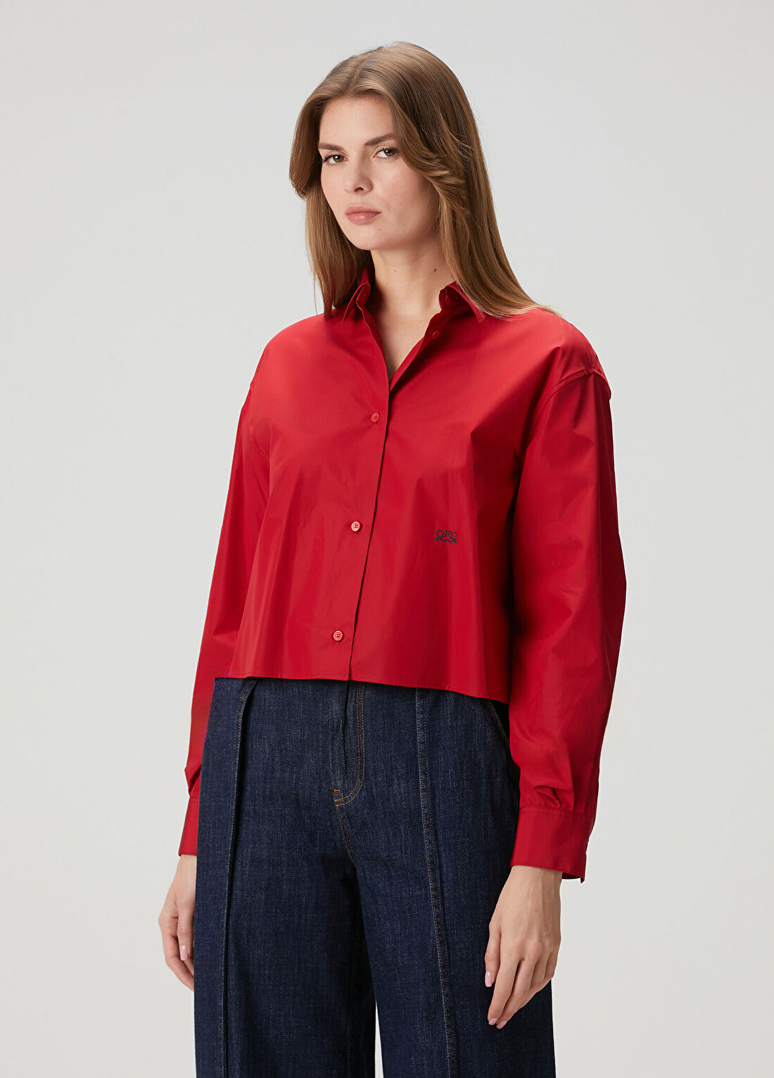 Loewe Relaxed Fit Kırmızı Gömlek