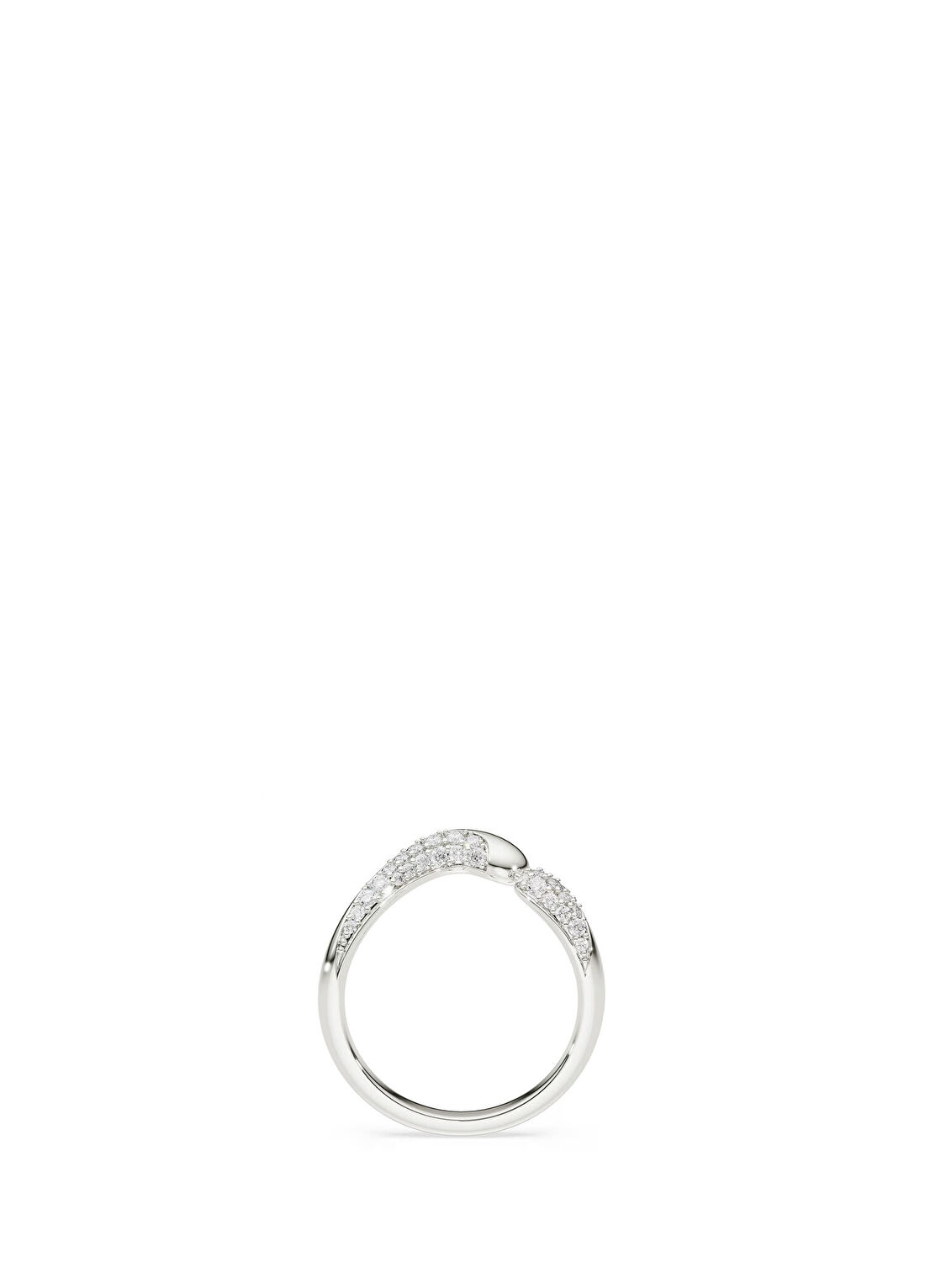 Swarovski Classıca Rıng Open Whı/Sıs Kadın Yüzük görsel 2