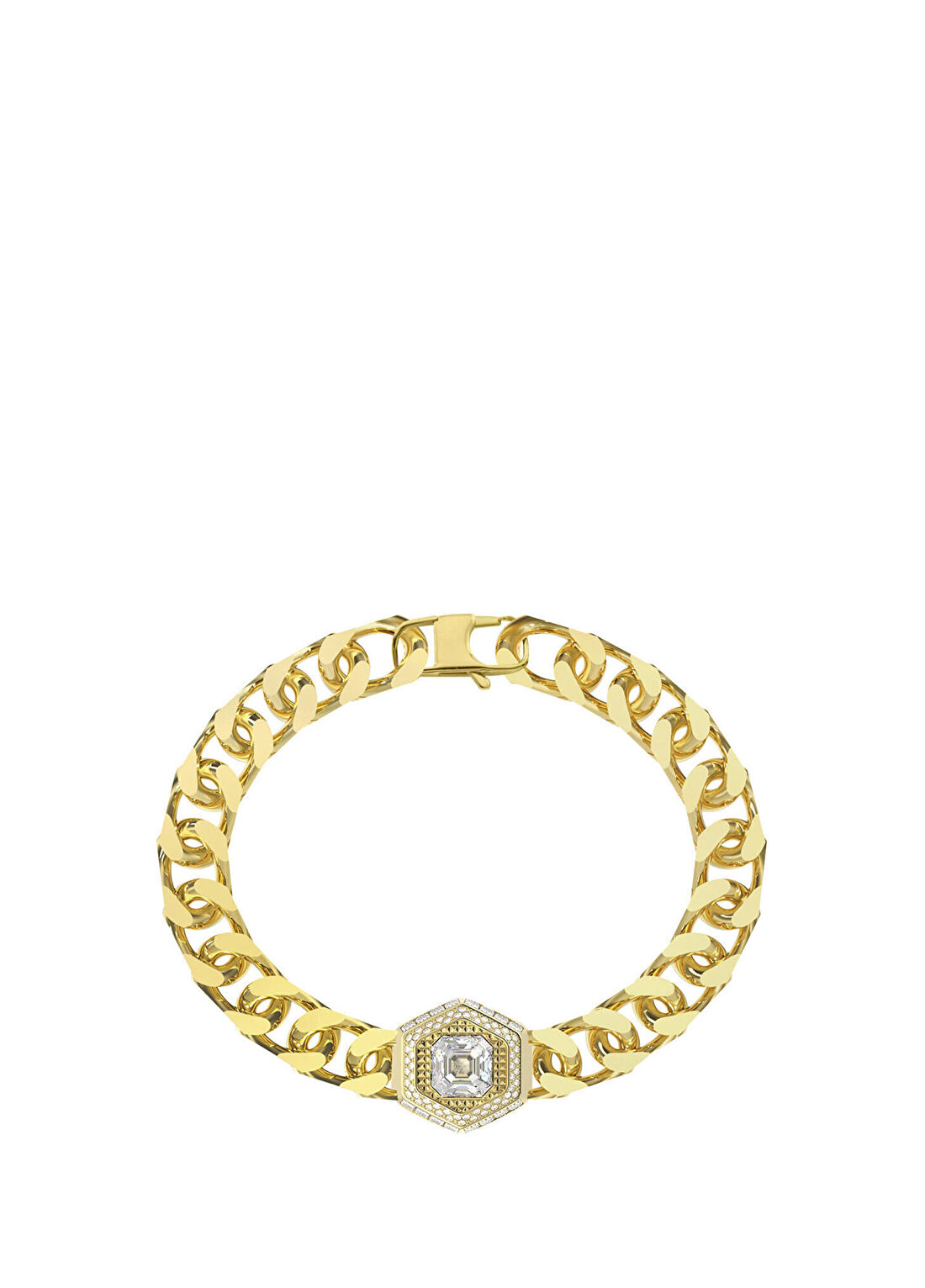 Guess JGUJUMB06007JWYGS Altın Rengi Çelik Erkek Bileklik