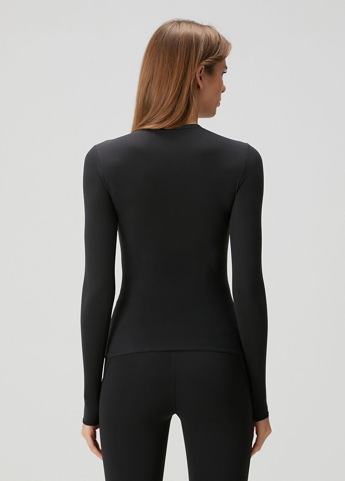 lululemon Nulu Siyah Uzun Kollu T-Shirt görsel 4