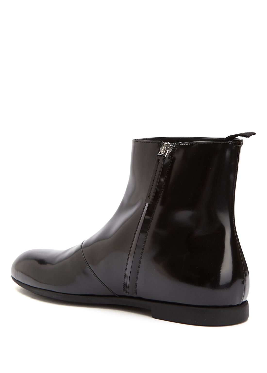 Jil Sander Siyah Erkek Deri Bot görsel 3