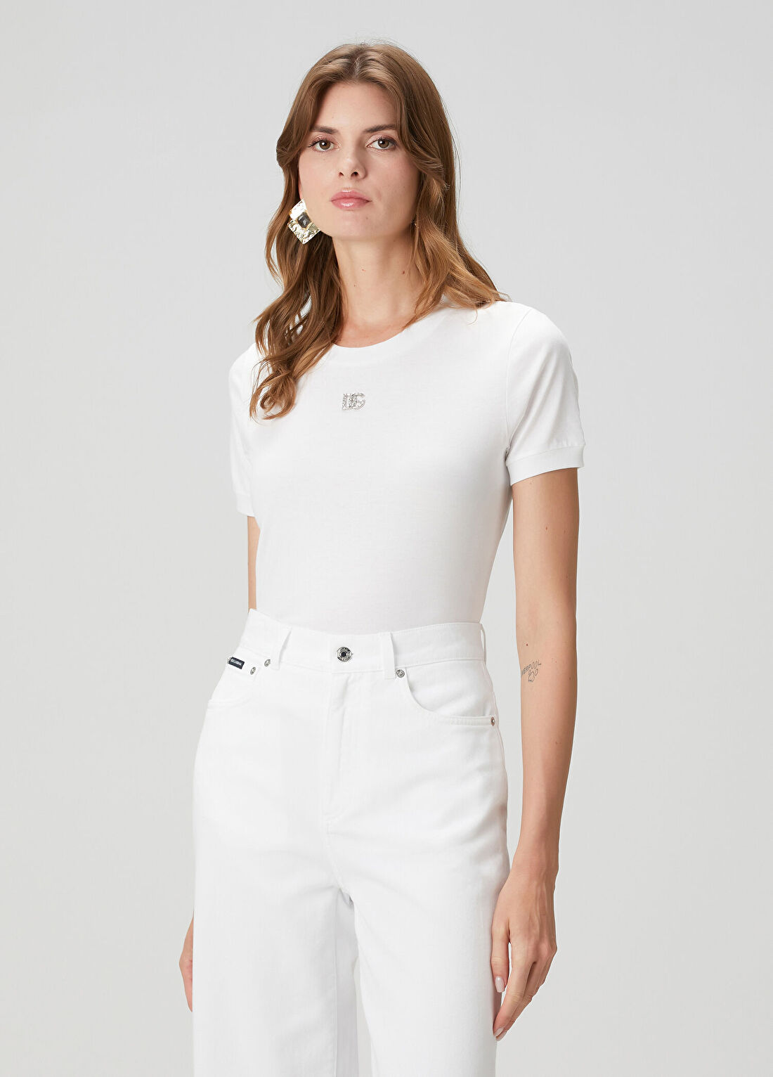 Dolce&Gabbana Beyaz T-shirt görsel 3
