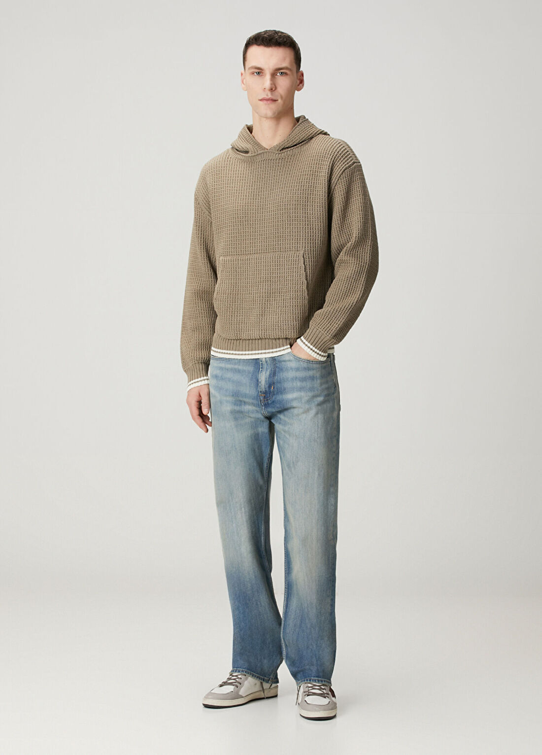 Golden Goose Patrick Vizon Kapüşonlu Dokulu Sweatshirt görsel 2