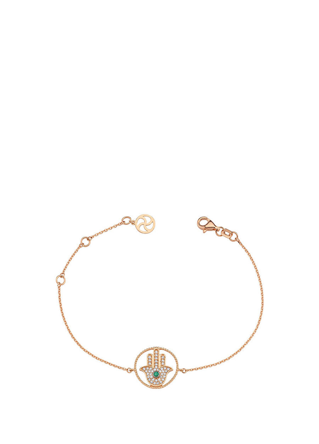 Bee Goddess Hamsa Kadın Altın Bileklik