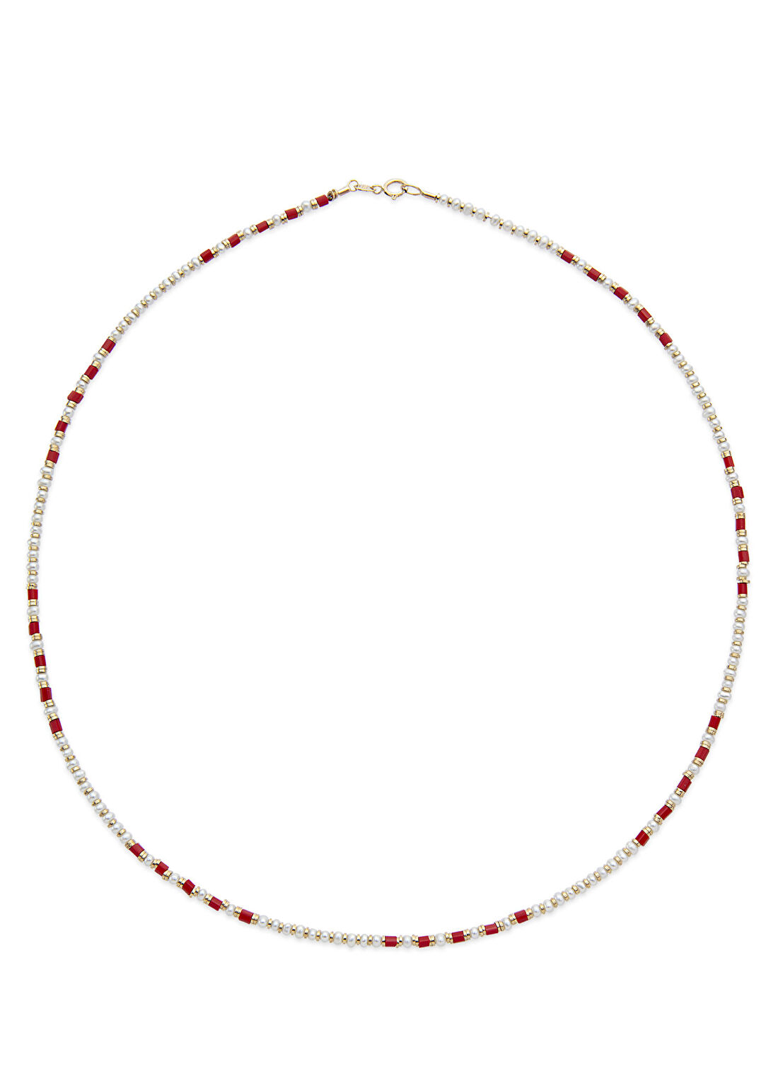 Orena Jewelry Rouge Pearl 14 Ayar Altın Kadın Kolye
